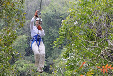 ziplining